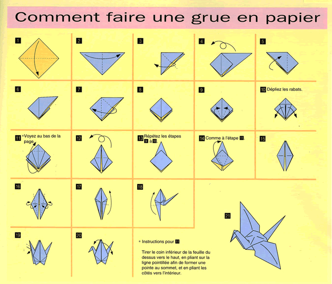 Simple make a bird origami, with a paper - Sweet Souvenir