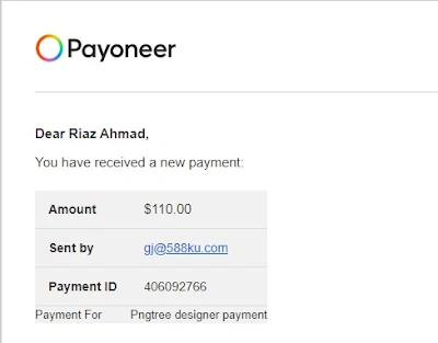 Pngtree Contributor Payment Proof