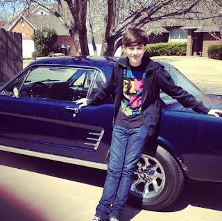 Greyson Chance 2013 Photo New Car Moses Mustang