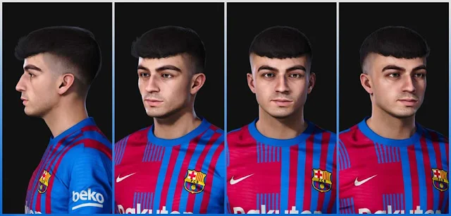 Pedri Face For eFootball PES 2021