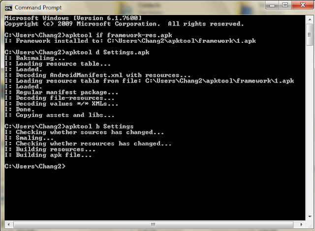 How to Decompile and Recompile Apk(anroid Application ) by using Apktool