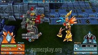 Mytran Wars video game on PlayStation portable