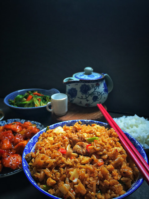 A quick fix Chinese Style Lunch Menu