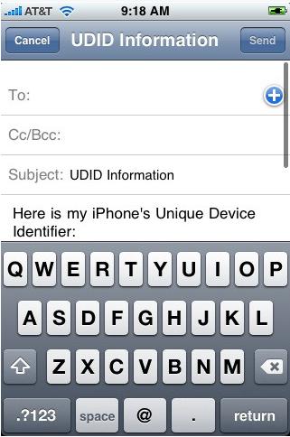 Use of UDID For iOS