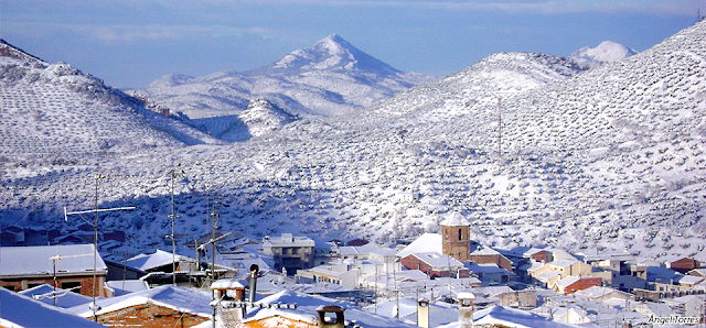 Nieve en Valdepeñas de Jáen