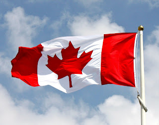 Gambar foto bendera kanada