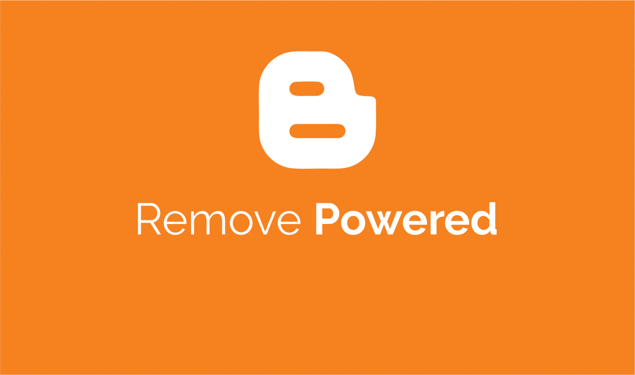 How to remove “powered by Blogger” attribution in new HTML editor