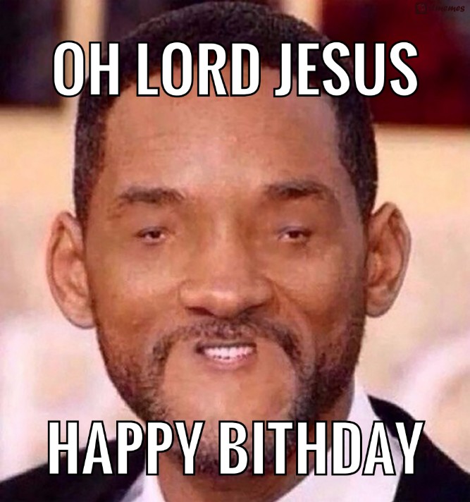 Oh, Lord Jesus! - Funny Happy Birthday Memes, Images, Photos, Pics, GIF, Captions, SMS, Status, Messages, Wishes & Quotes.