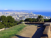 Barcelona from Montjuic castle The views of Barcelona from Montjuïc Castle . (barcelona montjuic vief from castle)