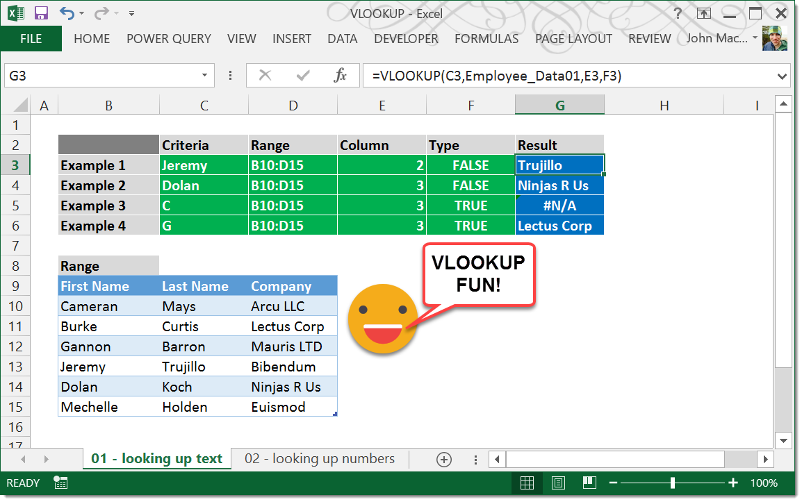 Excel VLOOKUP Tutorial for Beginners: Step-by-Step Examples