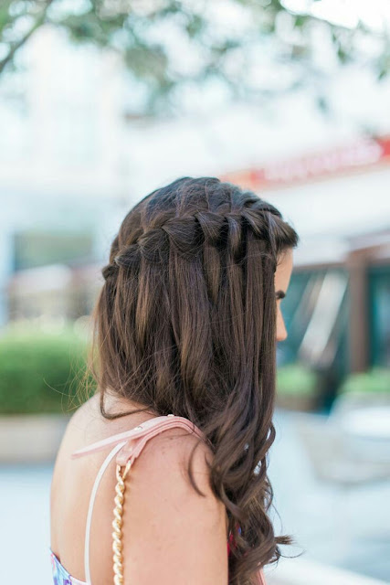 Waterfall hairstyle