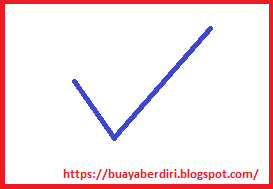 Download Simbol Centang Warna Biru
