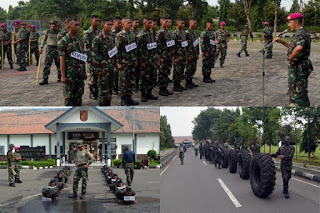 KOMANDAN KOMANDO LATIH KORPS MARINIR MEMBUKA KURSUS PARA DASAR