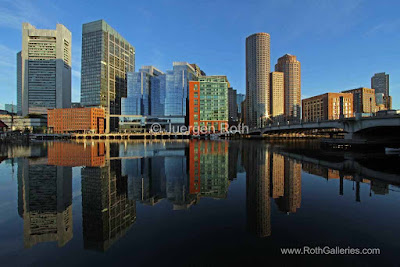 Boston downtown skyline photo images