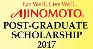 Ajinomoto Post-graduate Scholarship 2017