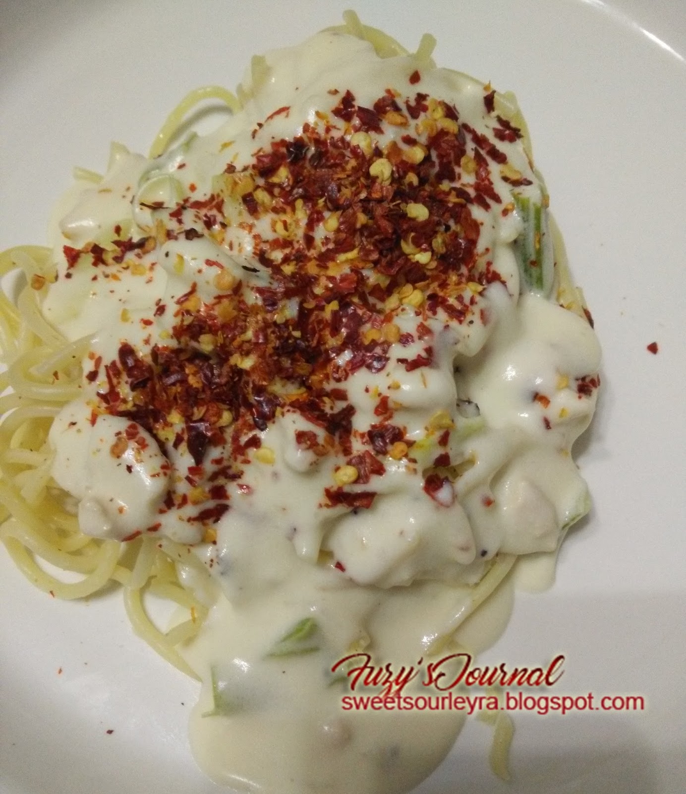 Spagheti Carbonara berkrim - blog.iamfuzy™