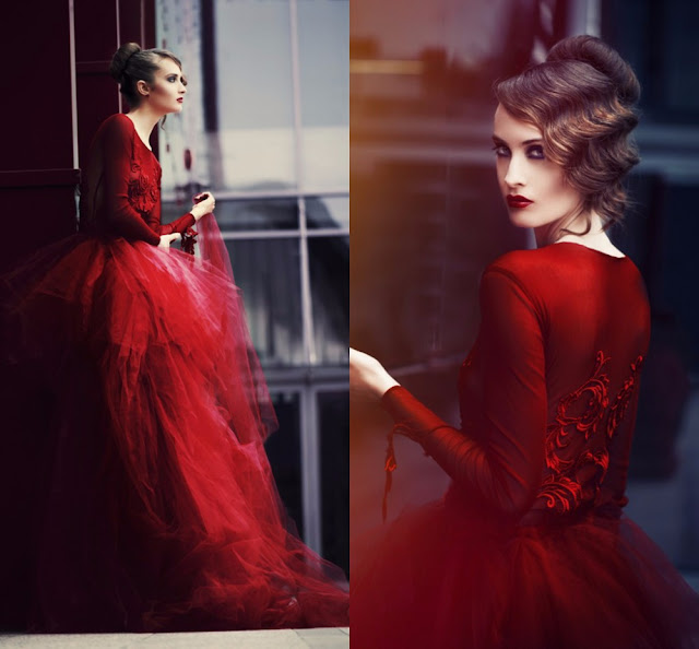 Bloody-Dark-Red-Wedding-Dresses-With-Long-Sleeves-Bridal-Gowns-Applique-O-neck-Floor-Length-Dress