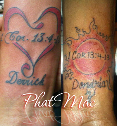 unconditional love tattoo. love for one another,