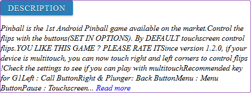 Pinball game review