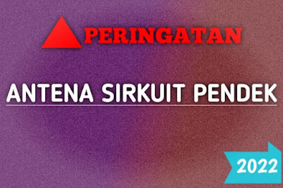 gamabr antena terjadi sirkuit pendek