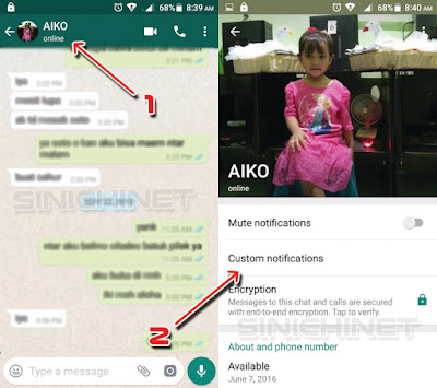 Cara Praktis Ganti Nada Notifikasi WhatsApp Pada Android Cara Ganti Nada Notifikasi Untuk Kontak / Grup Tertentu Pada WhatsApp