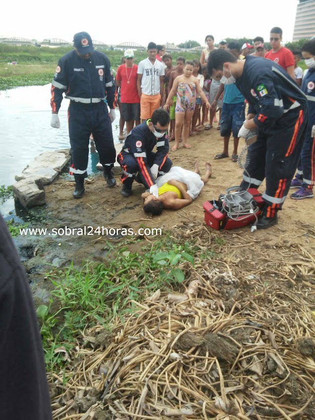 SOBRAL-CE: MULHER MORRE AFOGADA NO RIO ACARAÚ