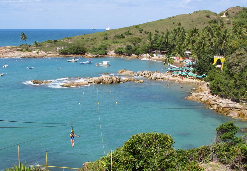 Tirolesa de Calhetas, Cabo de Santo Agostinho - Pernambuco