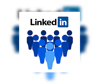 This is an illustration for the logo of LinkedIn(One of the most popular social media platforms)