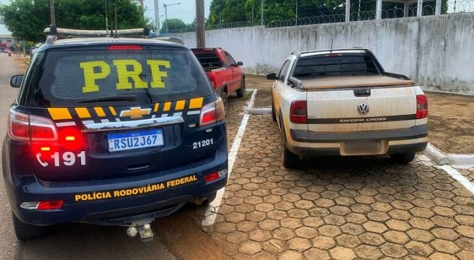 PRF recupera veículo que havia sido roubado em Rondônia