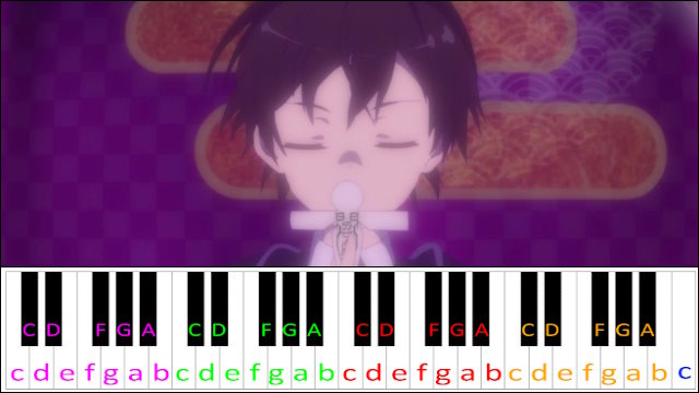 RECONNECTION by Angela Leiva (The Reincarnation of the Strongest Exorcist in Another World OP 1) Piano / Keyboard Easy Letter Notes for Beginners