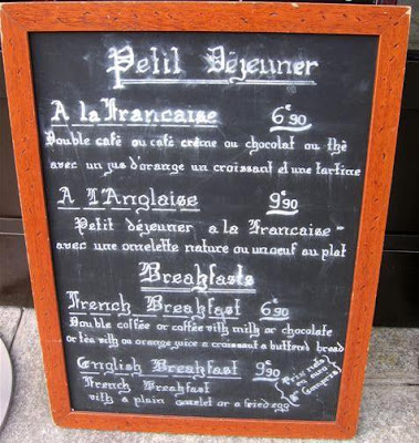 Ardoise chalk menu board