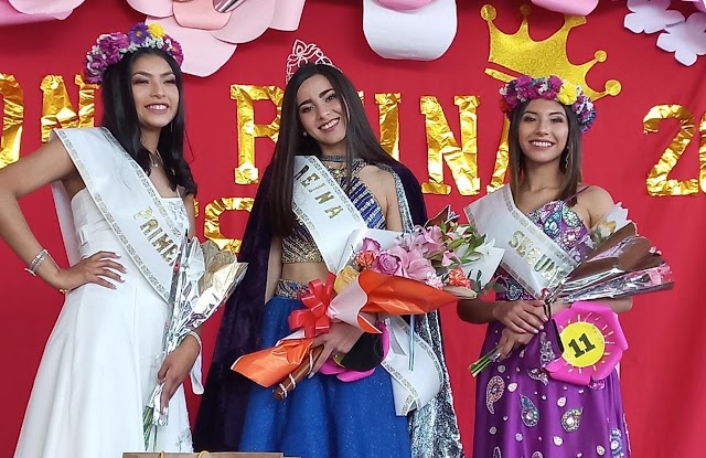 Oriana Martina Domínguez fue elegida reina del Colegio N°1 “Domingo F. Sarmiento”