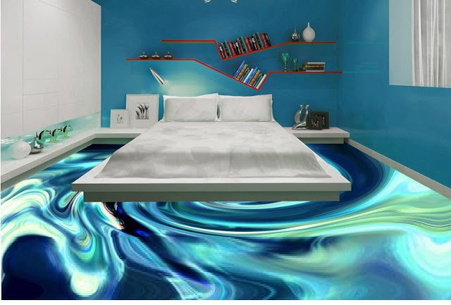 3d water motion 3d floors with lead lighting illusion