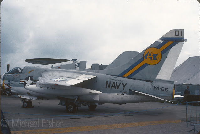 160564/AG-301 A-7E Corsair USN RAF Greenham Common 1979