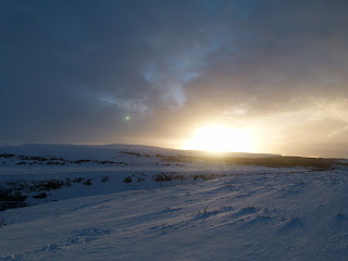 Icelandic winter landscape