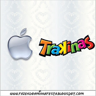 Fiesta de Apple: Invitaciones y Etiquetas para Candy Bar para Imprimir Gratis.