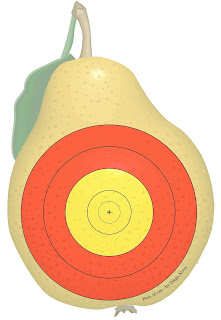 Target fruit (for vegetarians).