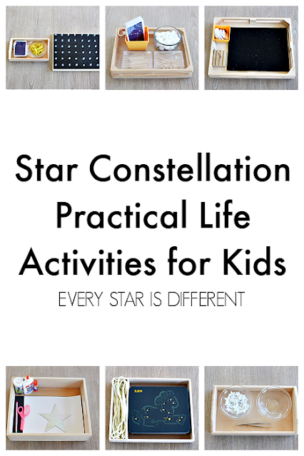 Star Constellation Practical Life Activities for Kids
