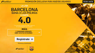 betfair supercuota 4 Barcelona gana Las Palmas Liga 14 enero