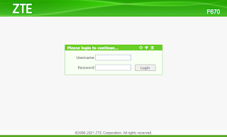 Password Super Admin dan Admin pada Modem Indihome ZTE F670