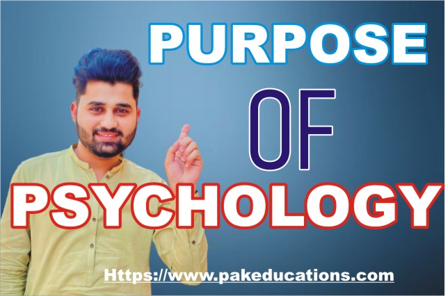 Purposes of psychology || Psychology