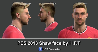 PES 2013 Luke Shaw face by H.F.T