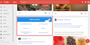 Discover Your Interests With Google+ Topics