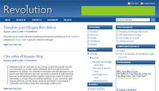 Template Blogger Revolution