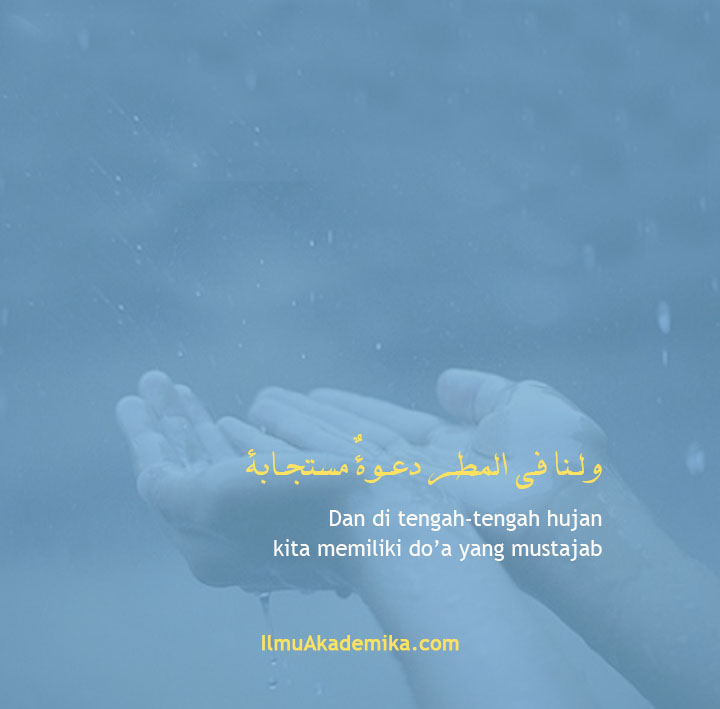Kata Mutiara Indah Bahasa Arab Tentang Hujan - Ilmu Akademika