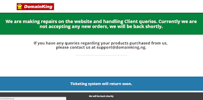 domainking nigeria website