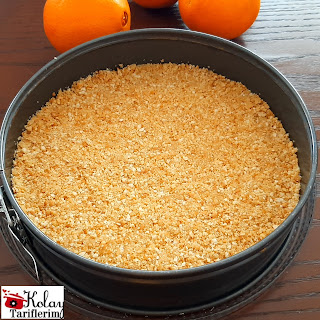 Portakallı Yalancı Cheesecake Tarifi (İrmiksiz) İçin Gerekli Malzemeler
