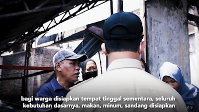 Anies Tidak Akan Membiarkan Warga Sendirian Menghadapi Musibah Kebakaran Pasar Gembrong, Akan Dibantu Sepenuhnya