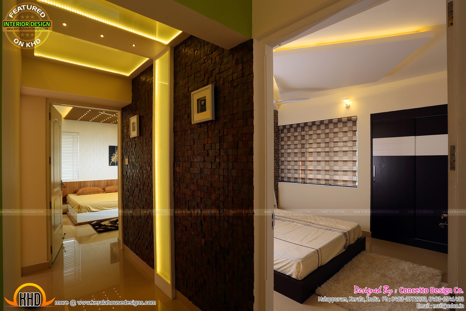 Kerala flat interior design - Kerala home design and floor 