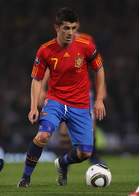 David Villa Spain Euro 2012 Football Posters